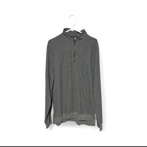 Sonoma Men's XXL Gray 1/4 Zip Pullover Sweater